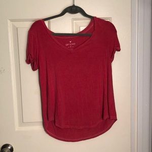red soft and sexy tee